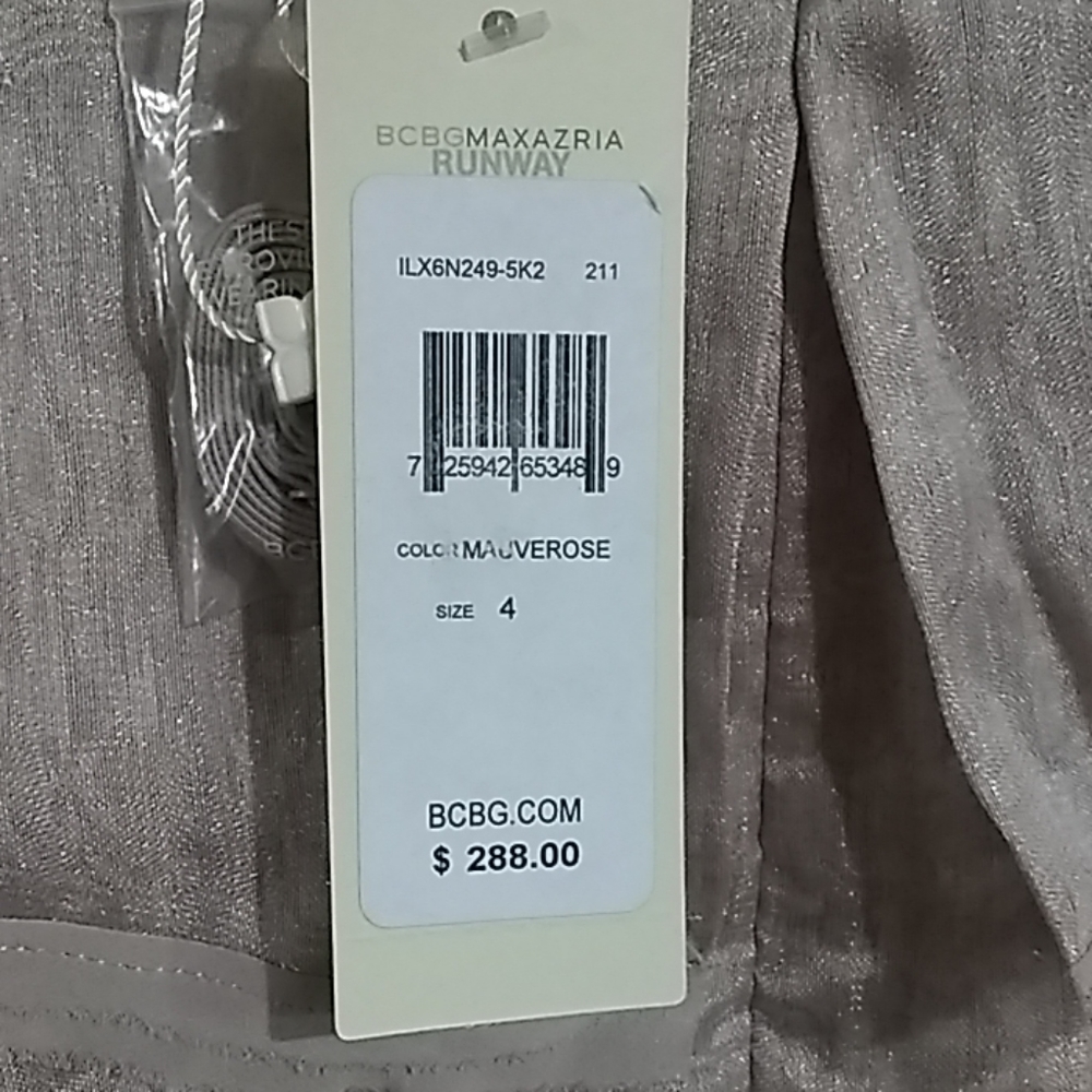 BCBG Maxazria Runway Strapless Dress Size 4 NWT - Picture 6 of 8